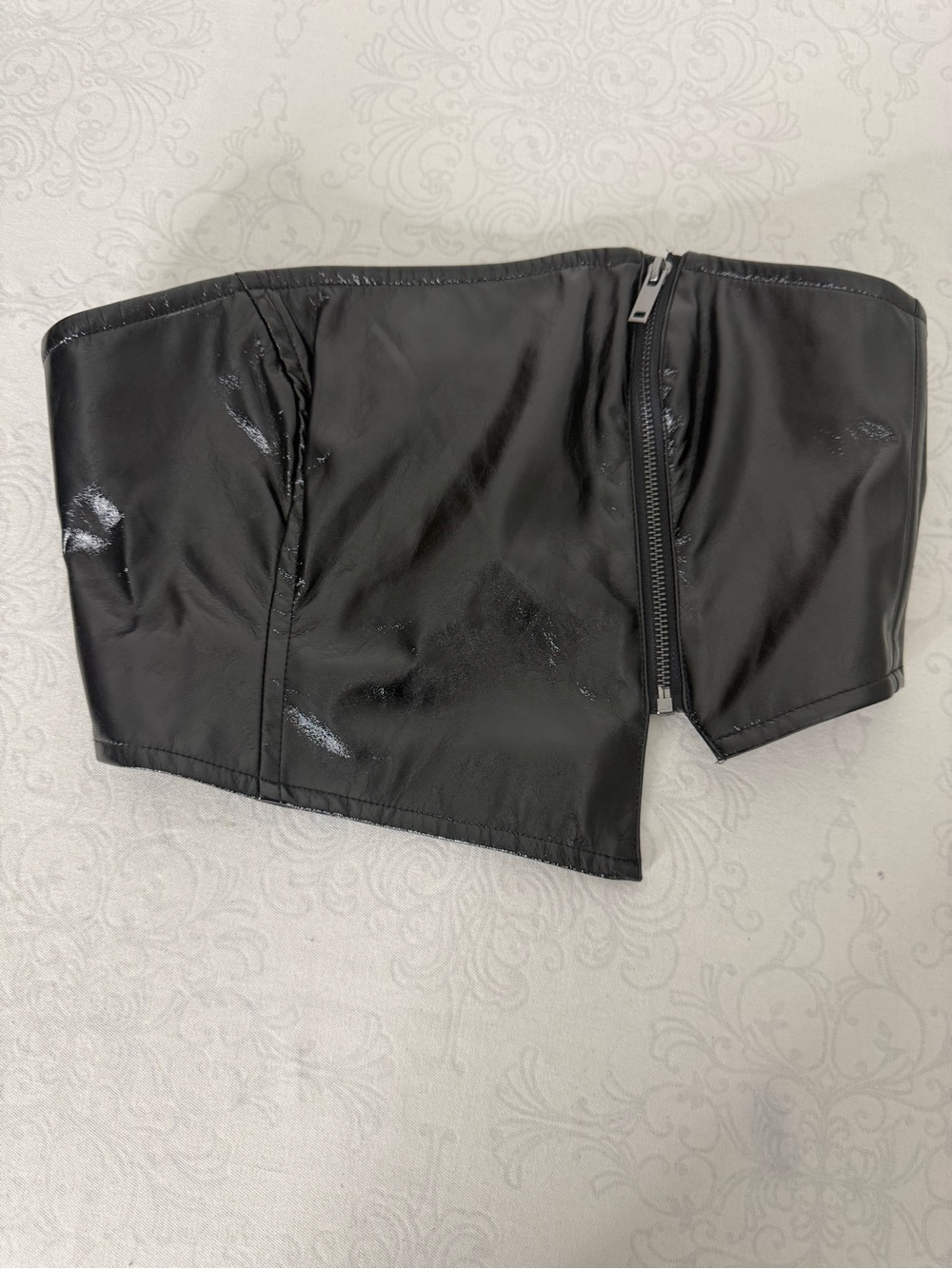 NWT Forever 21 Faux Leather Corset Top Size Medium